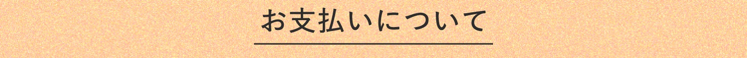 お支払いについて